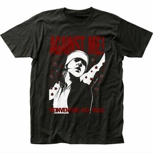 Against Me T-Shirt Reinventing Axl Rose Rock N Roll Punk Band Fan Tee 92